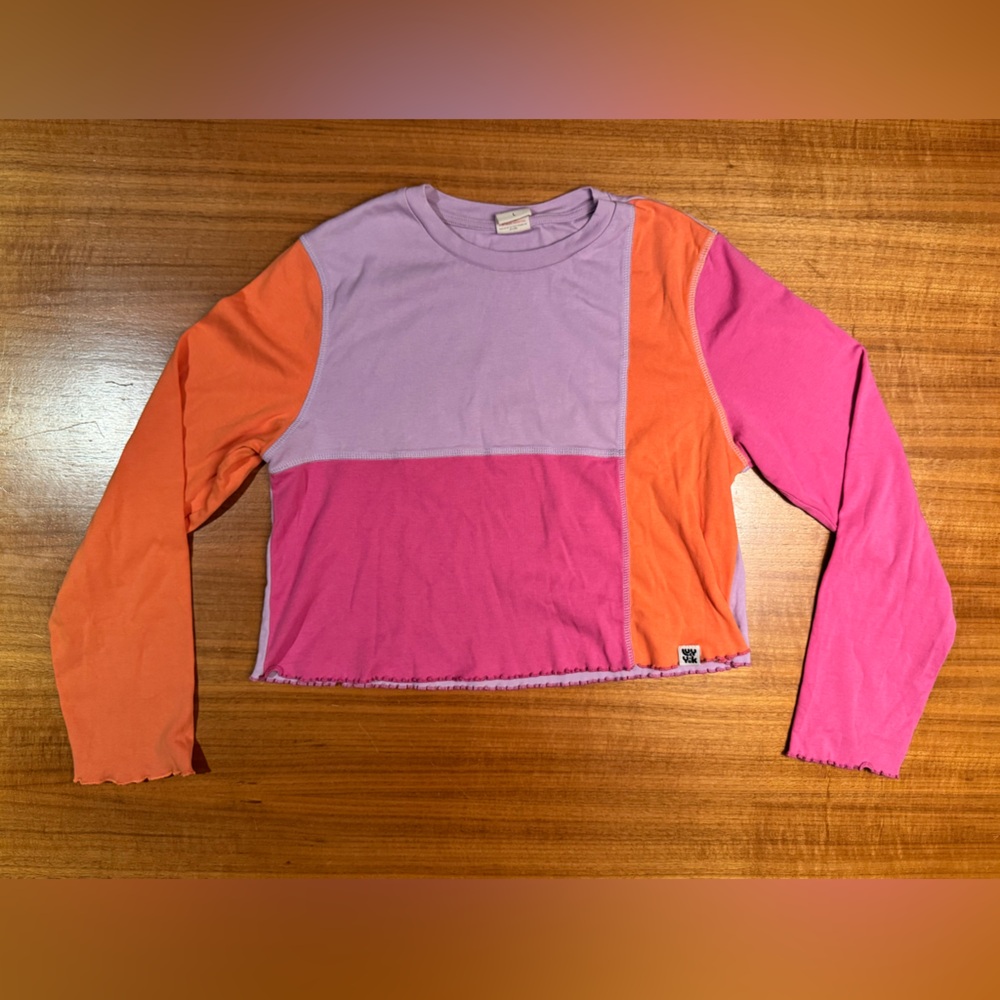 Lucy & Yak Colorful Long Sleeve Shirt